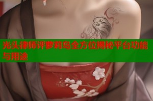 光头律师评萝莉岛全方位揭秘平台功能与用途