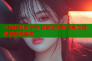 空降萝莉岛平台 极速短视频互动与直播带货新体验