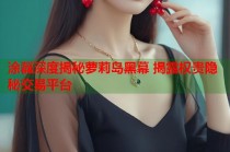 涂磊深度揭秘萝莉岛黑幕 揭露权贵隐秘交易平台