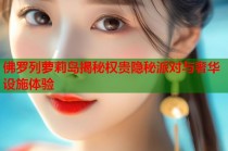 佛罗列萝莉岛揭秘权贵隐秘派对与奢华设施体验