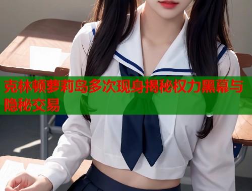 克林顿萝莉岛多次现身揭秘权力黑幕与隐秘交易  第1张
