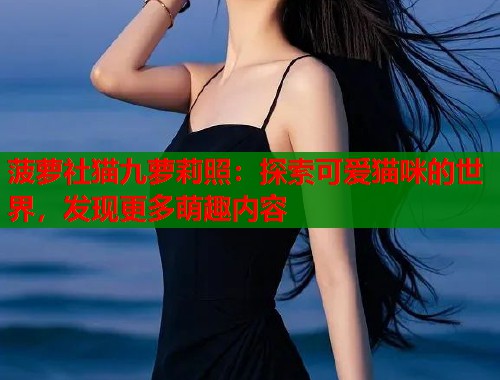 菠萝社猫九萝莉照：探索可爱猫咪的世界，发现更多萌趣内容  第1张