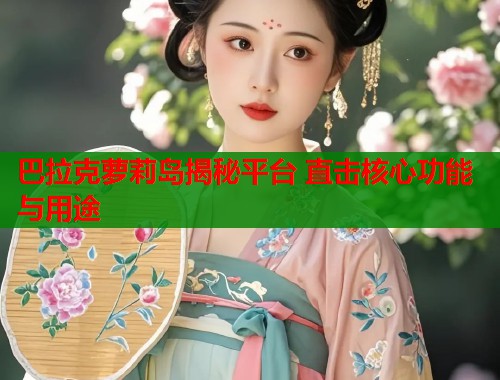 巴拉克萝莉岛揭秘平台 直击核心功能与用途  第1张
